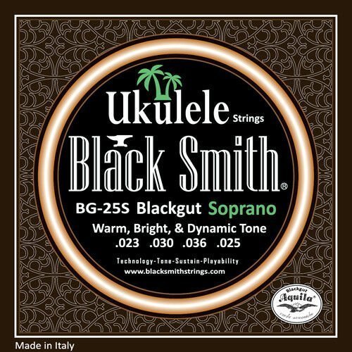 BlackSmith Ukulele Strings BG-25S Blackgut Soprano