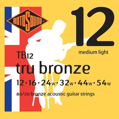 Rotosound Acoustic Strings - Tru Bronze 12-54