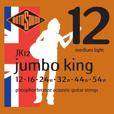 Rotosound Acoustic Strings - Jumbo King 12-54