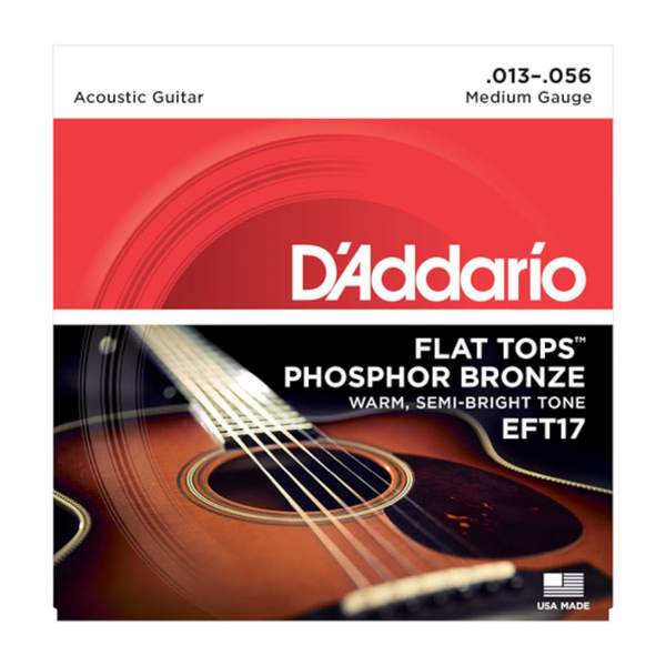 Daddario Acoustic Strings - EFT17 - Flat Tops
