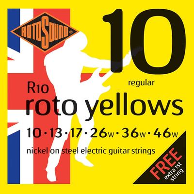 Rotosound Electric Strings - Yellows 10-46