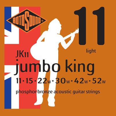 Rotosound Acoustic Strings - Jumbo King 11-52
