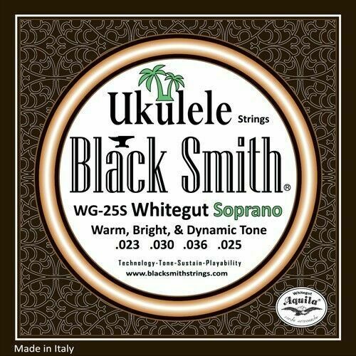 BlackSmith Ukulele Strings WG-25S Whitegut Soprano