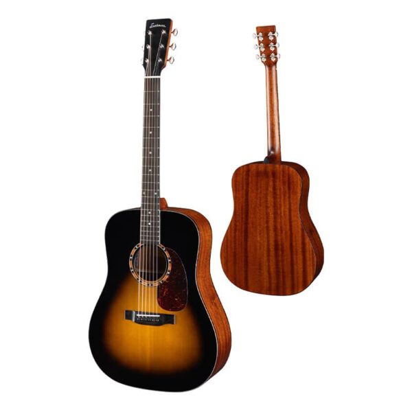 Image of Eastman E2D DLX SB Sunburst Acoustic Guitar Jam Music