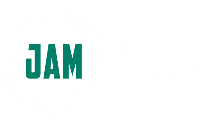 image file of Jam Music Company logo (on green) for web - 700px