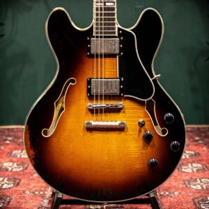 eastman t59/v sb : 16 thinline lollar humbuckers"