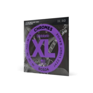 d addario ecg24 chrome flat wound electric guitar string 001