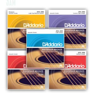 d'addario ej acoustic guitar strings