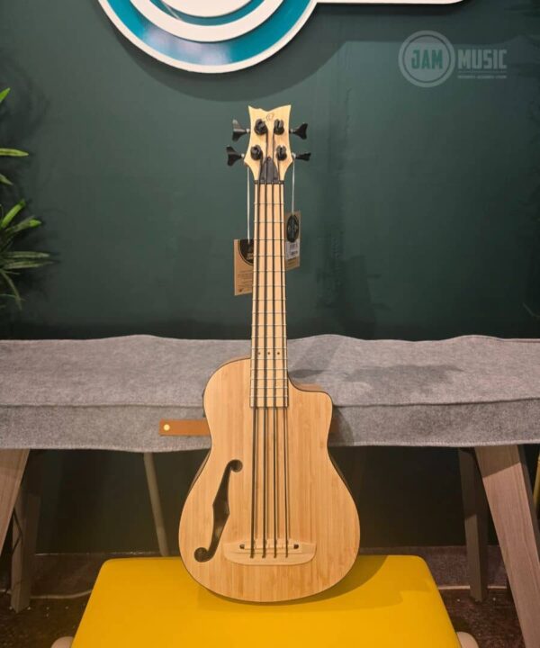 ORTEGA RUNAB-UB UKE BASS NATURAL SOLID BAMBOO