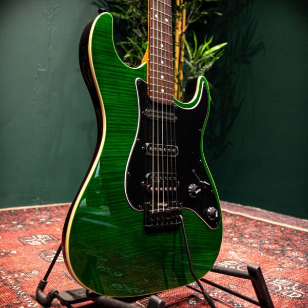 jet guitars js 450 transparent green