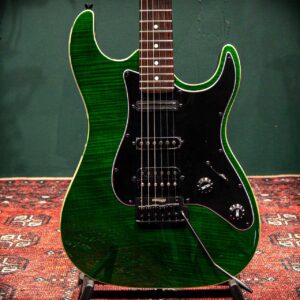 jet guitars js 450 transparent green
