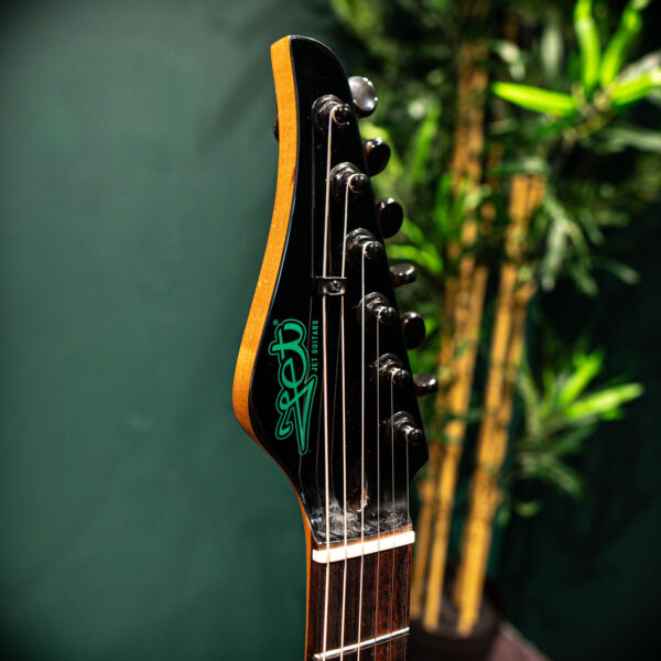 jet guitars js 450 transparent green