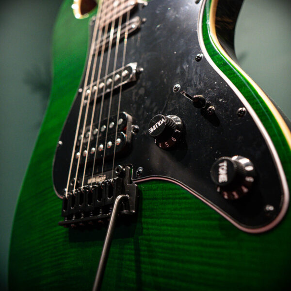 jet guitars js 450 transparent green