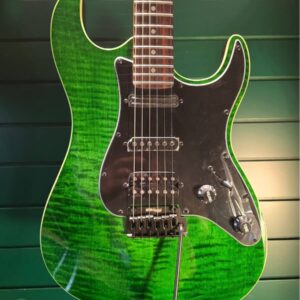 jet guitars js 450 transparent green