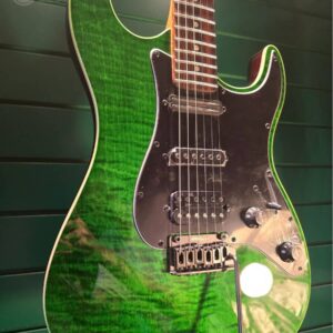 jet guitars js 450 transparent green